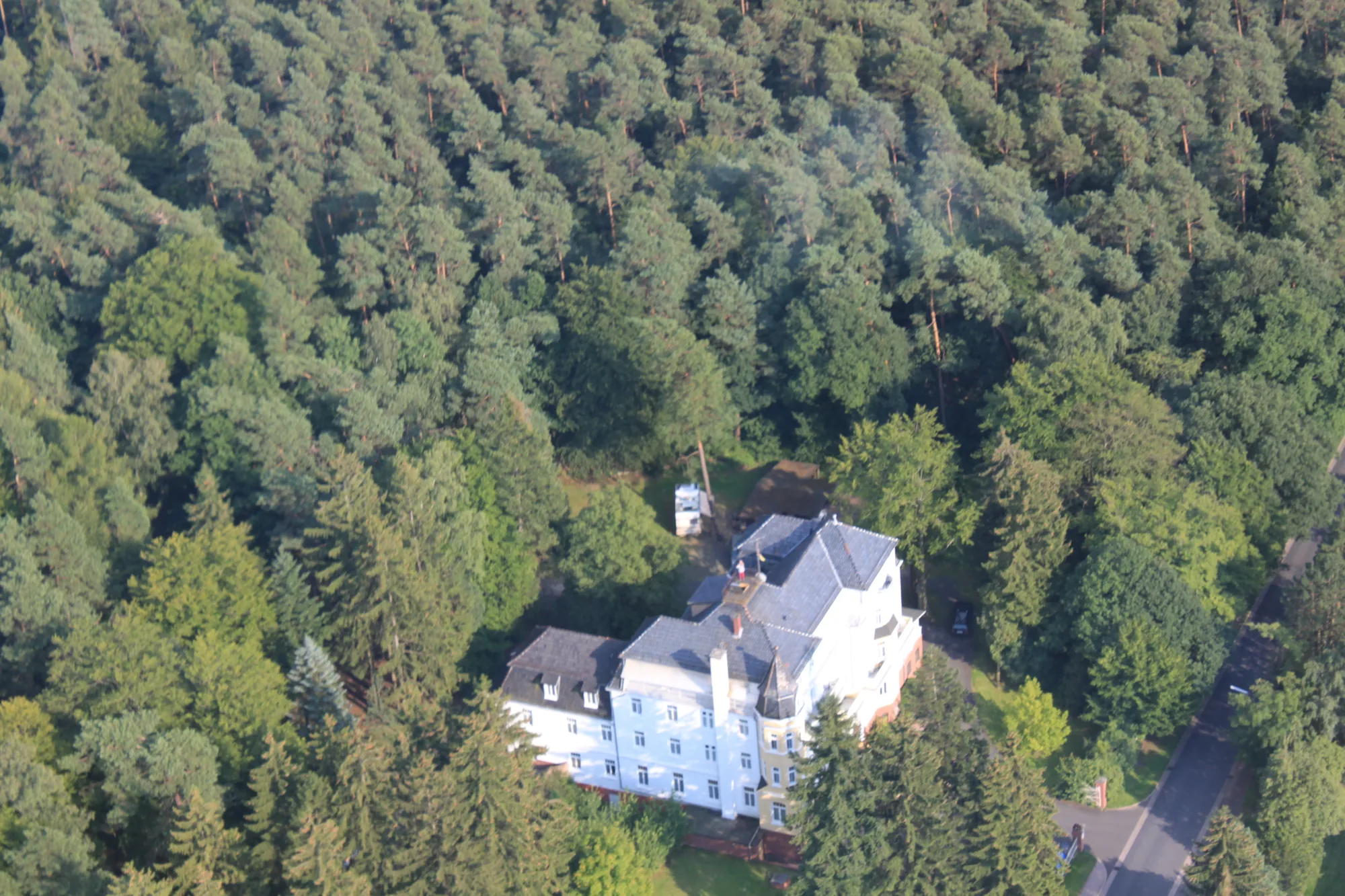 Haus Ebersberg von oben